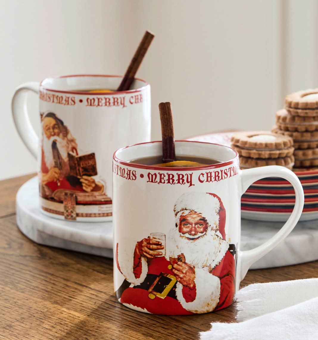 Norman Rockwell Stoneware Mug