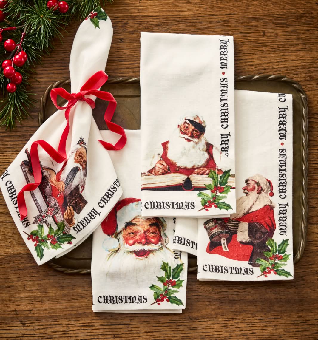 Norman Rockwell Napkins